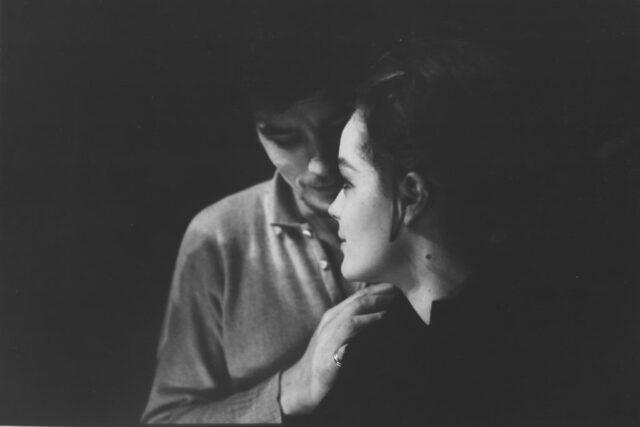 Romy Schneider et Alain Delon, fin d'une répétition de « La Mouette »