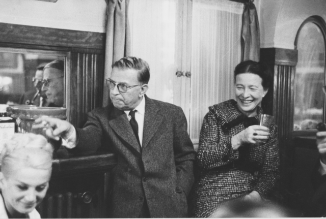 Jean-Paul Sartre et Simone de Beauvoir